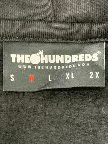 The Hundreds Hoodie Mens Medium Black Gray Rebel Hood Zumiez Streetwear on