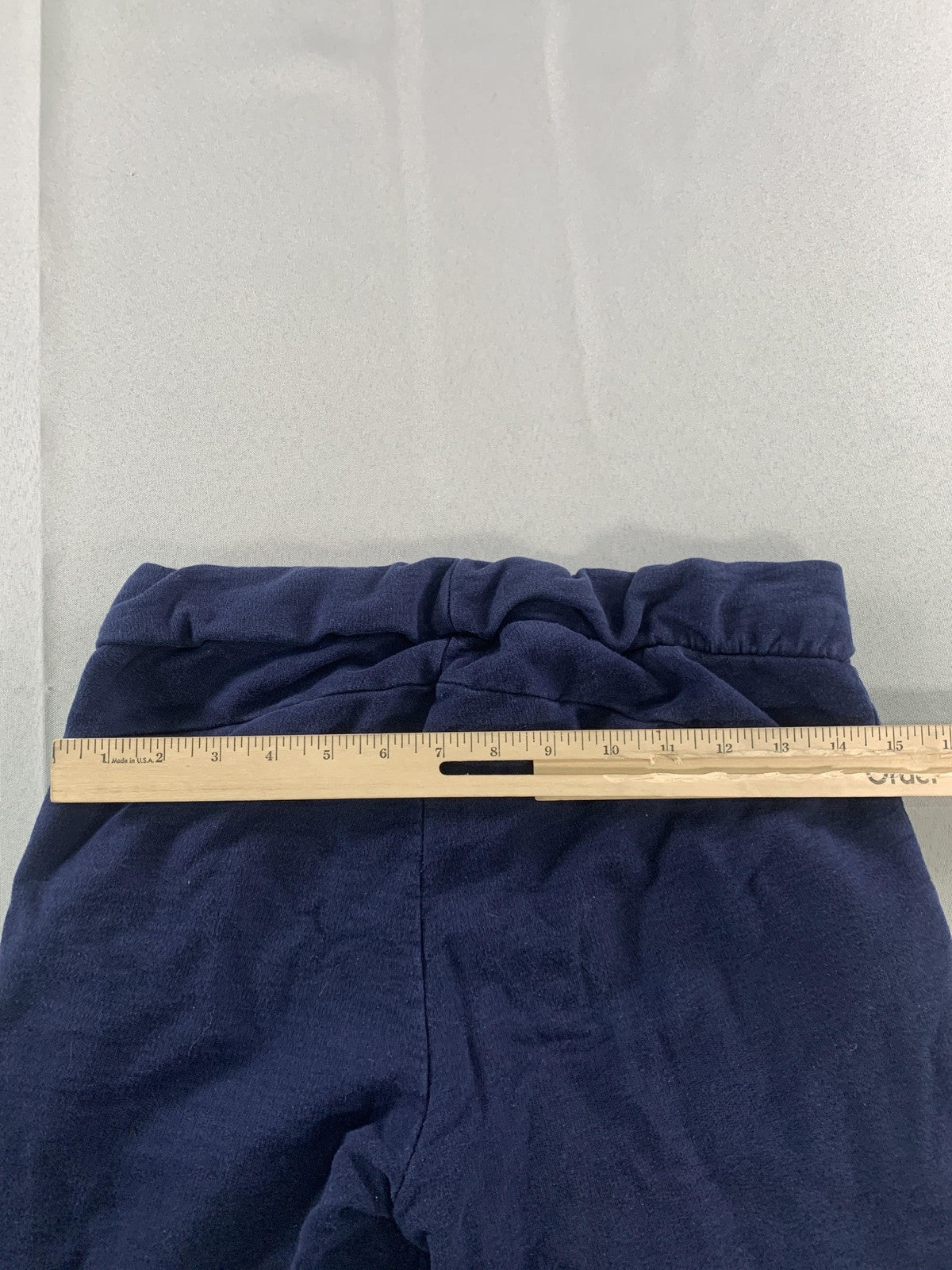 FIGS Jogger Sweatpants Womens XS Blue 100% Cotton Elastic Cuff Lounge Pants code