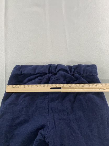 FIGS Jogger Sweatpants Womens XS Blue 100% Cotton Elastic Cuff Lounge Pants code