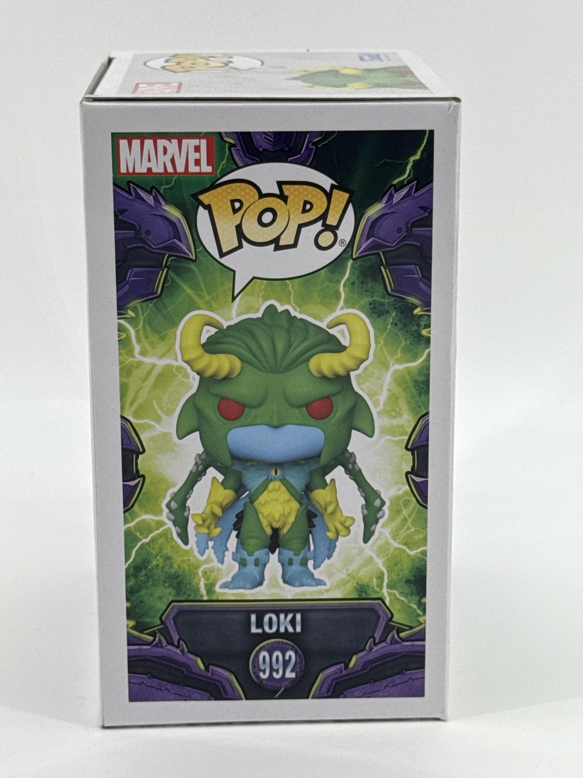 Funko Pop Marvel Mech Strike Monster Hunters Loki 992 Figure Vinyl Boxed Green