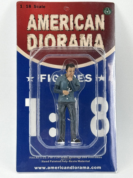 American Diorama 1:18 Mechanic Figure Wrench Garage Display Accessory Unbranded