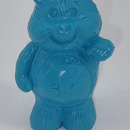 1980s Care Bears Bedtime Bear Pencil Topper Blue Moon Star PVC AGC Vintage Toy