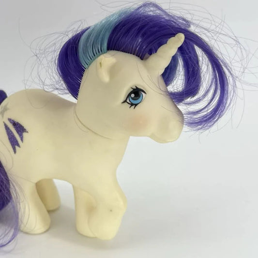 My Little Pony G1 Glory Unicorn 1983 Hasbro Vintage Shooting Star Purple Hair