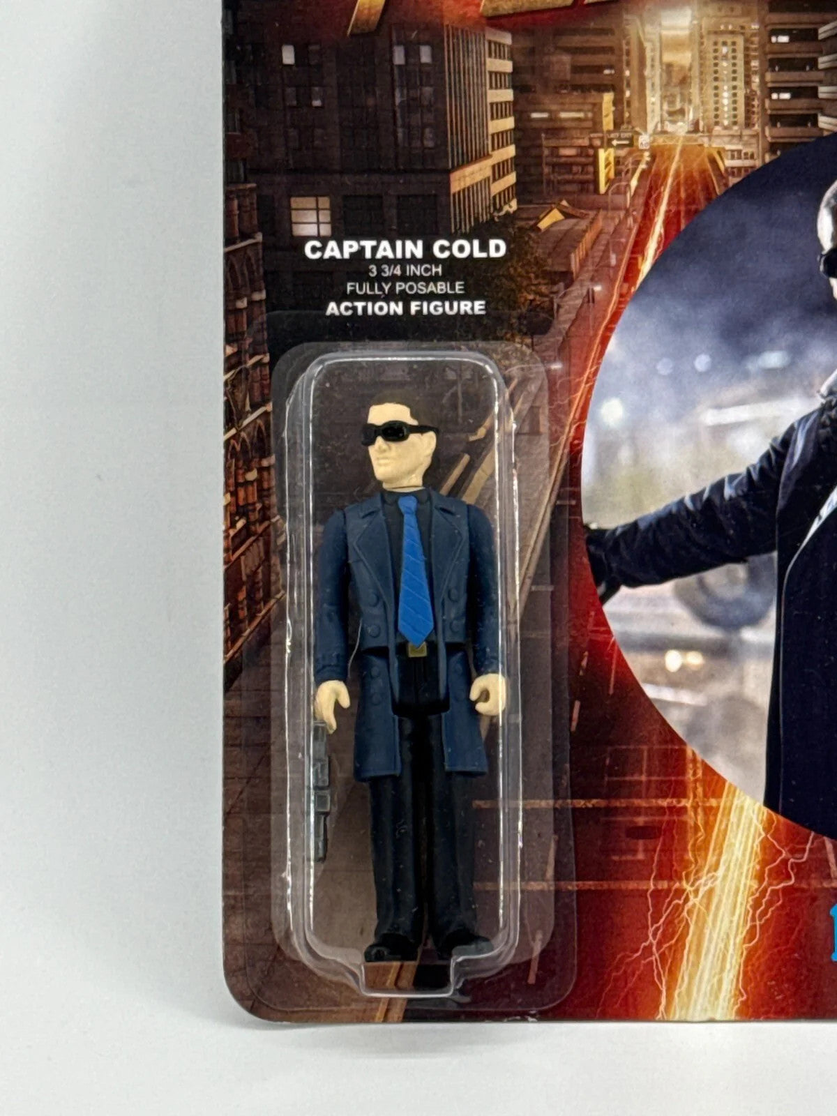 Funko ReAction Captain Cold Figure Flash TV Loose Complete 3.75" w/ Gun 2015 DC