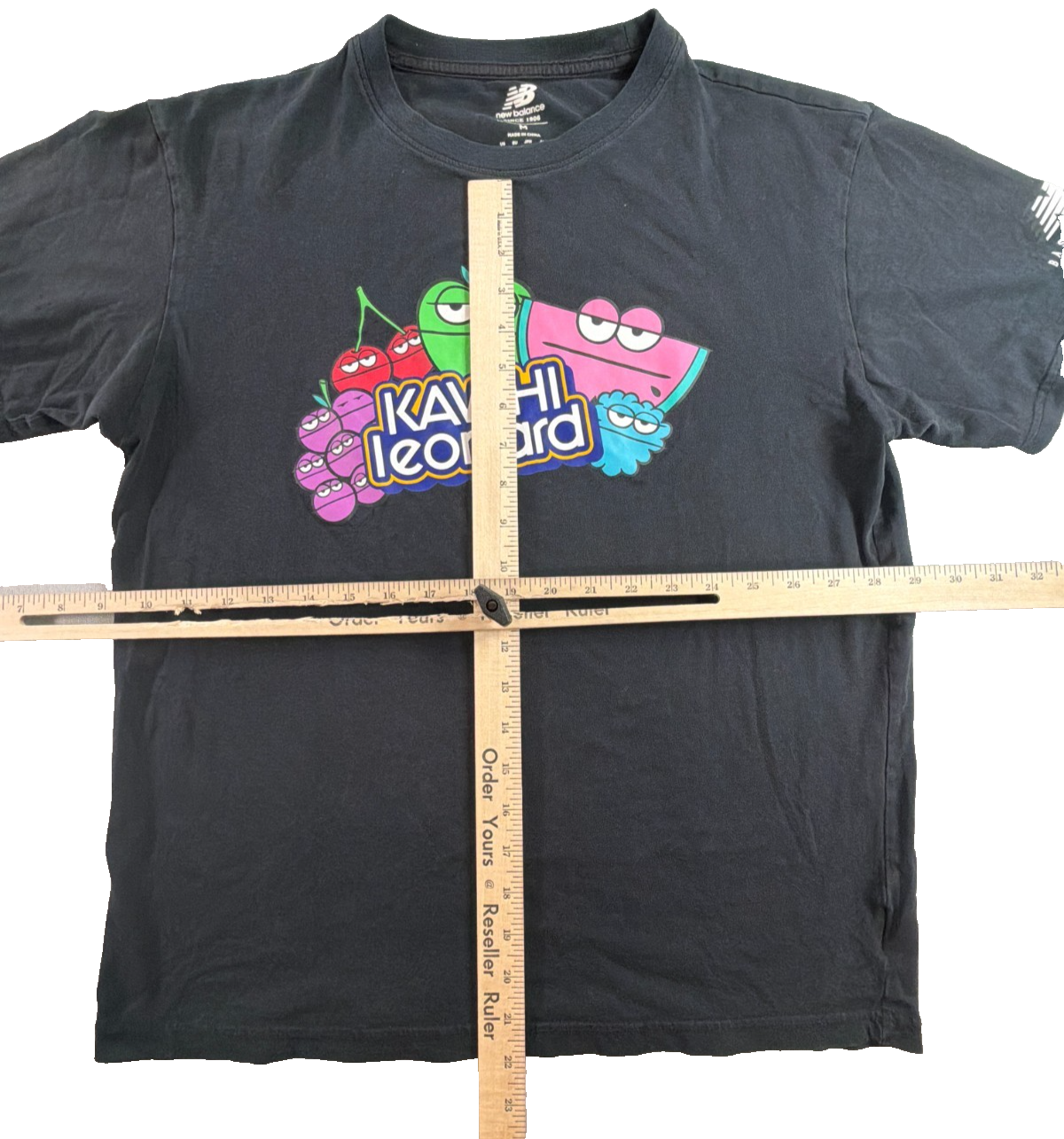 New Balance X Jolly Rancher X Kawhi Leonard Black Shirt Large LIMITED RARE