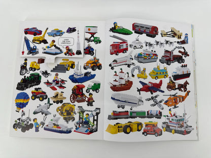LEGO Amazing Vehicles Book w/ 61 Pcs Build Set DK 2020 Steam Train Jet Truck USE
