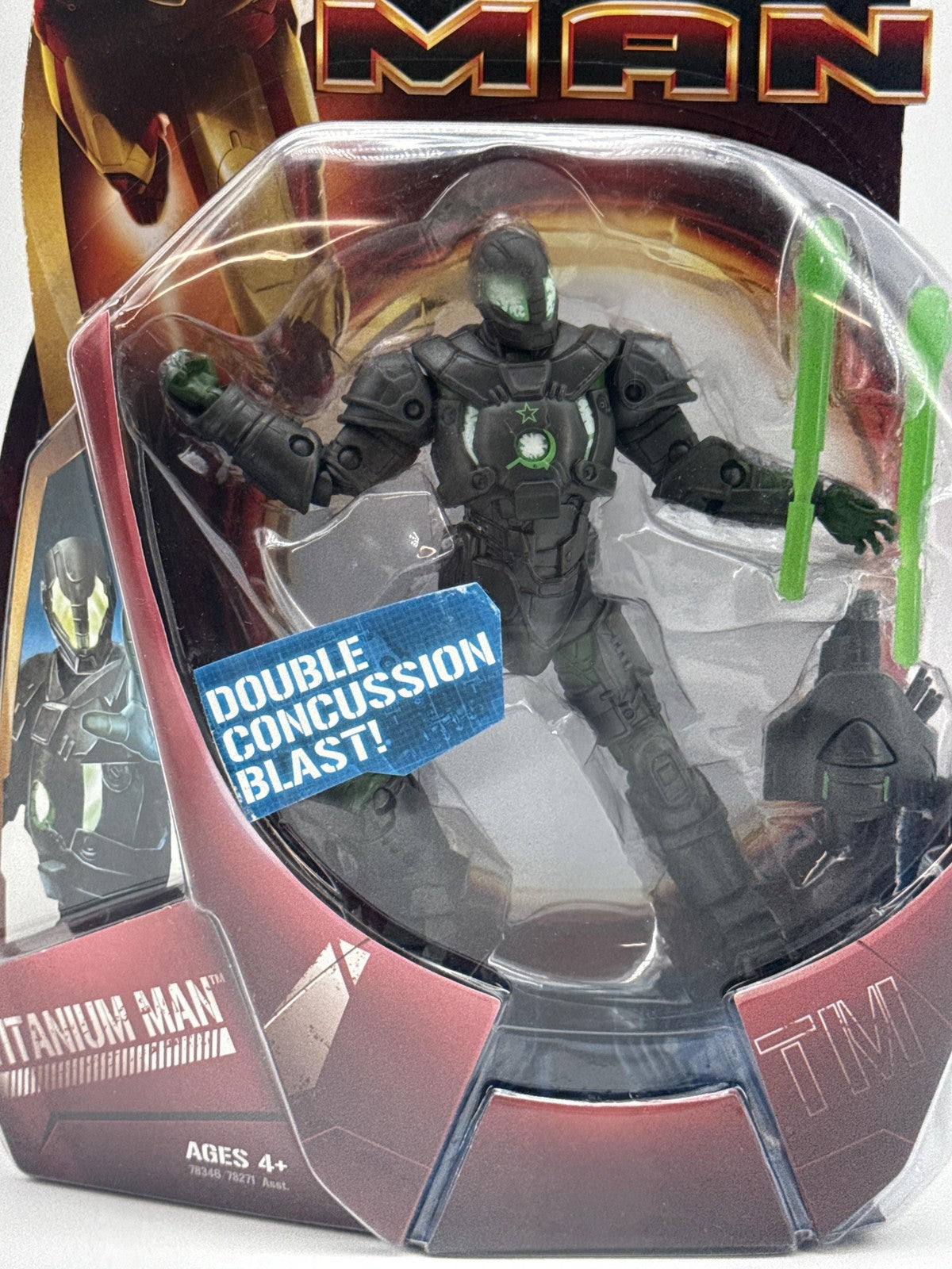 Marvel Iron Man Movie Mark 02 Titanium Man Action Figure 2 Figure Set Hasbro New