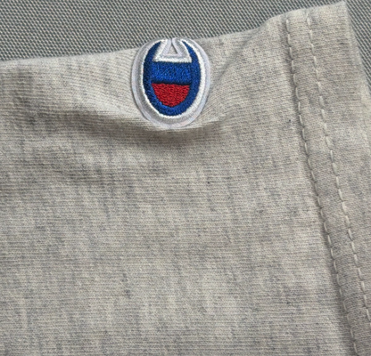 Champion Rev Event Globe Graphic Mens Large Gray Heather Tee Authentic Athletic