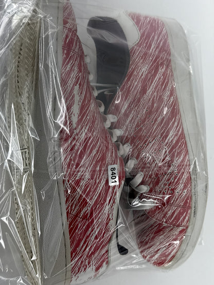 ALIFE SCRIBBLE CUP Sneakers Womens 12 Red Leather Lace Up All Over Print