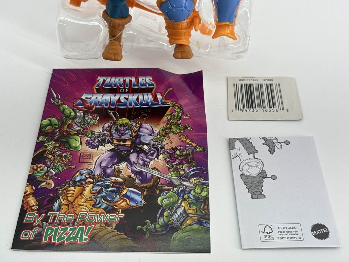 Turtles of Grayskull Man-At-Arms Action Figure MOTU HPR04 Mattel Loose Comic 