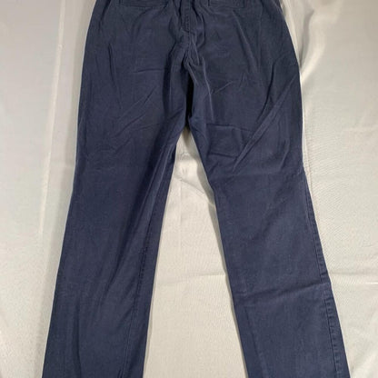 Gloria Vanderbilt Khaki Untd Pants 14 | Blue Chino Style Stretch 36x29 Straight
