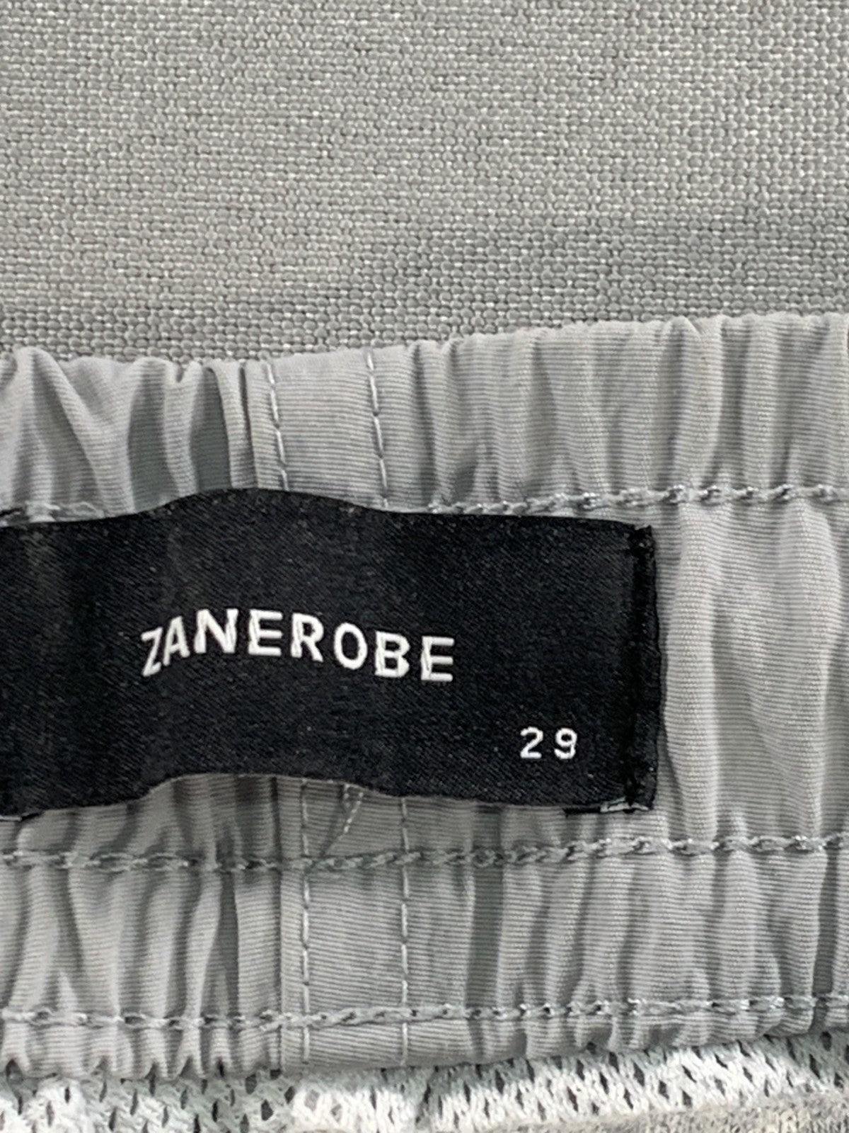 Zanerobe Jumpa Jogger Pants Mens 29 Gray Pink Colorblock Relaxed Fit Casual on