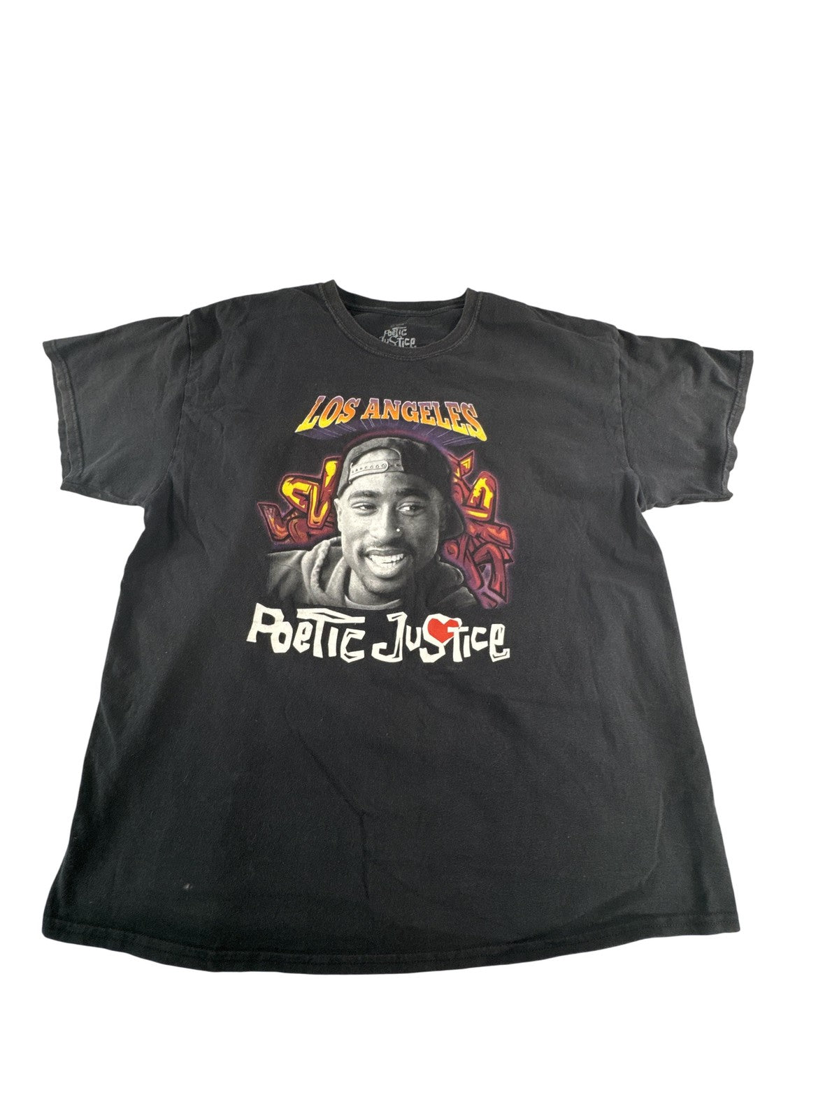 Poetic Justice Shirt Mens XL Los Angeles Tupac Movie Hip Hop Rap Graphic Tee 100