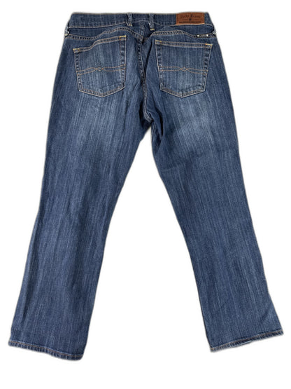 Lucky Brand Jeans 8 8/29 Blue Relaxed Fit Pocket Cotton Spandex Mid Rise