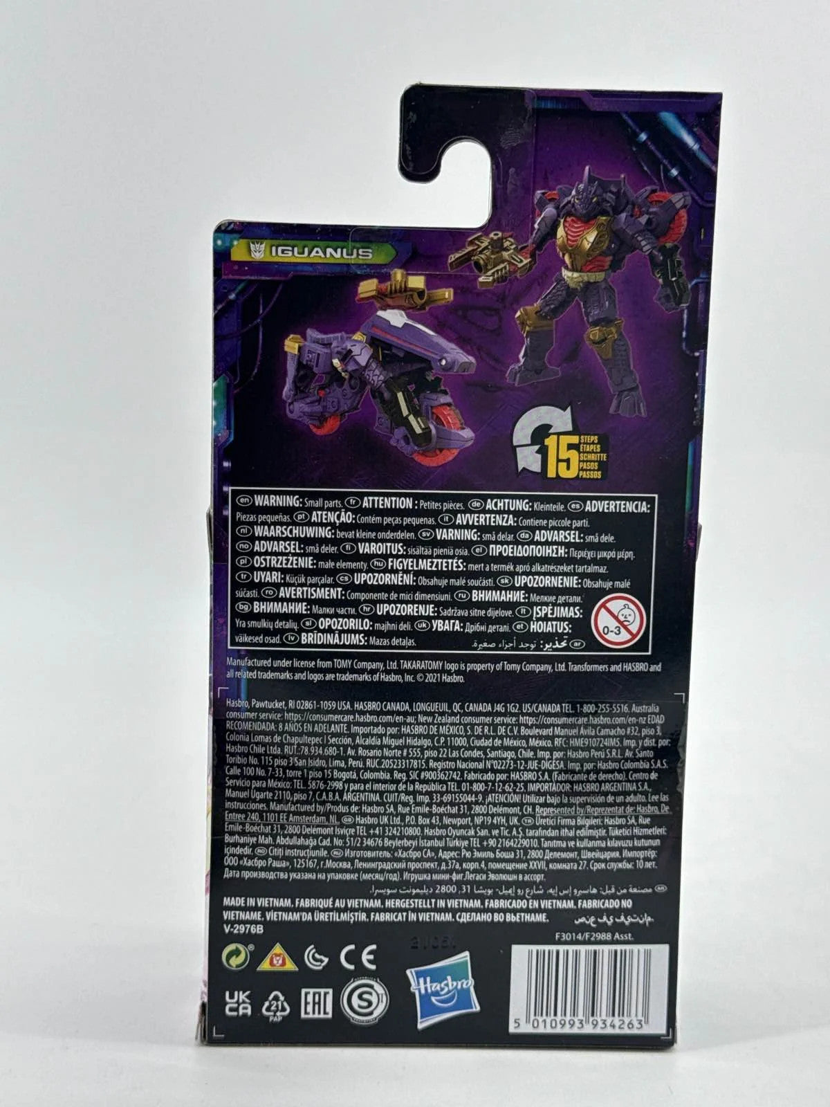 Transformers Legacy Iguanus Core Class 4" Hasbro Takara DMG Box Decepticon NIB