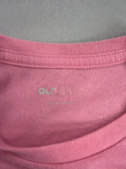 Old Navy Fresh Beats Vinyl Summit Record Store Graphic Tee Womens Small Pink