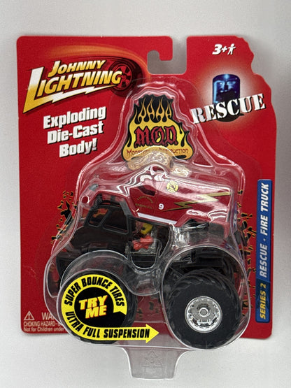 Johnny Lightning Exploding Die MOD Rescue Cast Vehicle Metal Full Toys Set