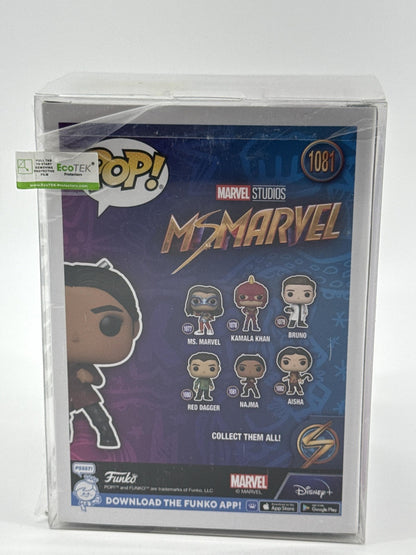 Funko Pop Najma 1081 Ms Marvel Bobblehead Vinyl Figure With Protector Multicolor