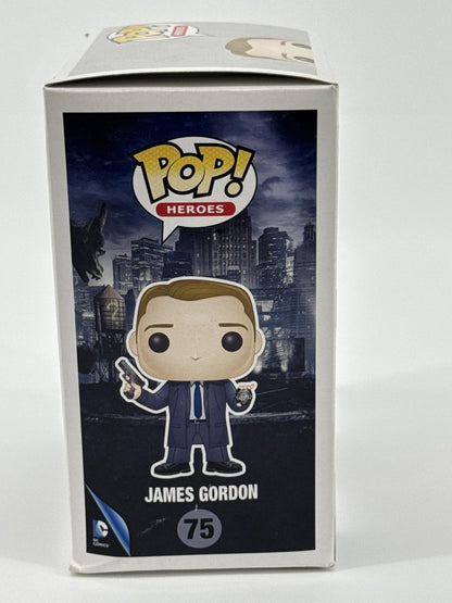 Funko Pop Heroes Gotham James Gordon #75 Vinyl Figure DC TV Show Blue Suit Red