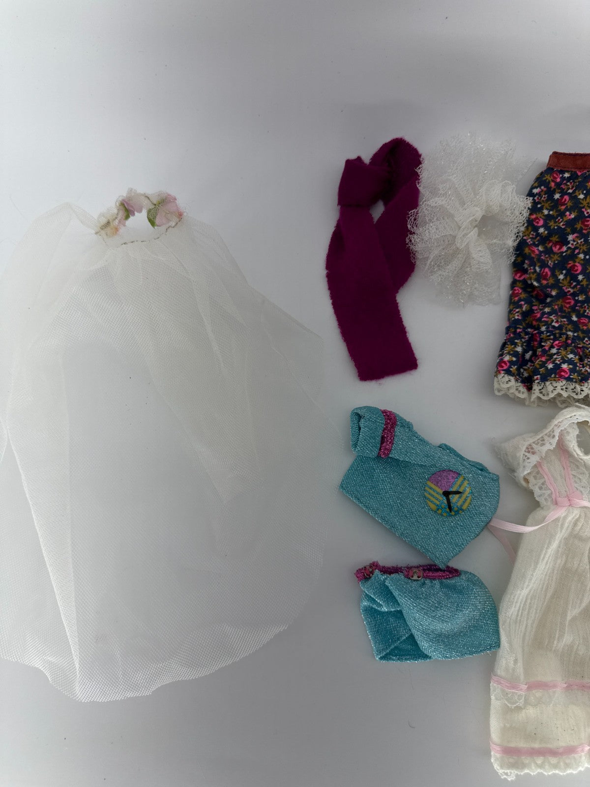 Vintage Barbie Clothes Lot Genuine Barbie Fashion Tagged 1970s 80s Dress Jacket