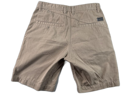 Men's Khaki Shorts 30 Cotton Blend Wear Classic Fit