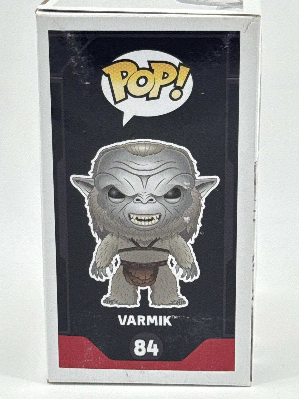 Star Wars Funko Pop Varmik #84 Gray Vinyl Bobble-Head Figure Force Awakens NWT
