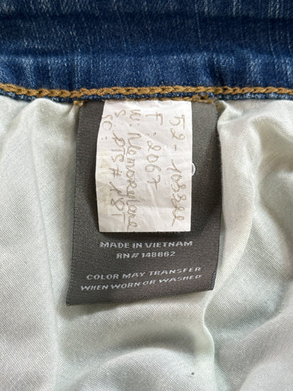 Torrid Perfect Super Flare Jeans Womens 18 Blue Stretch Raw Hem Wide Leg Denim