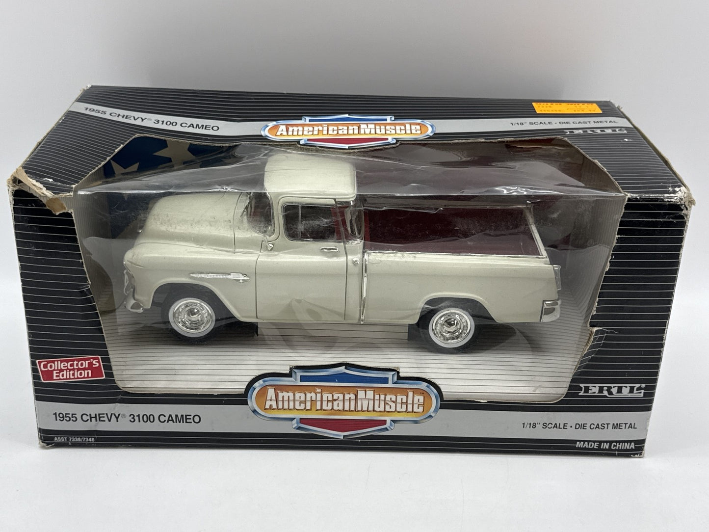 ERTL Chevy Cameo Die Cast Model 1:18 Scale White