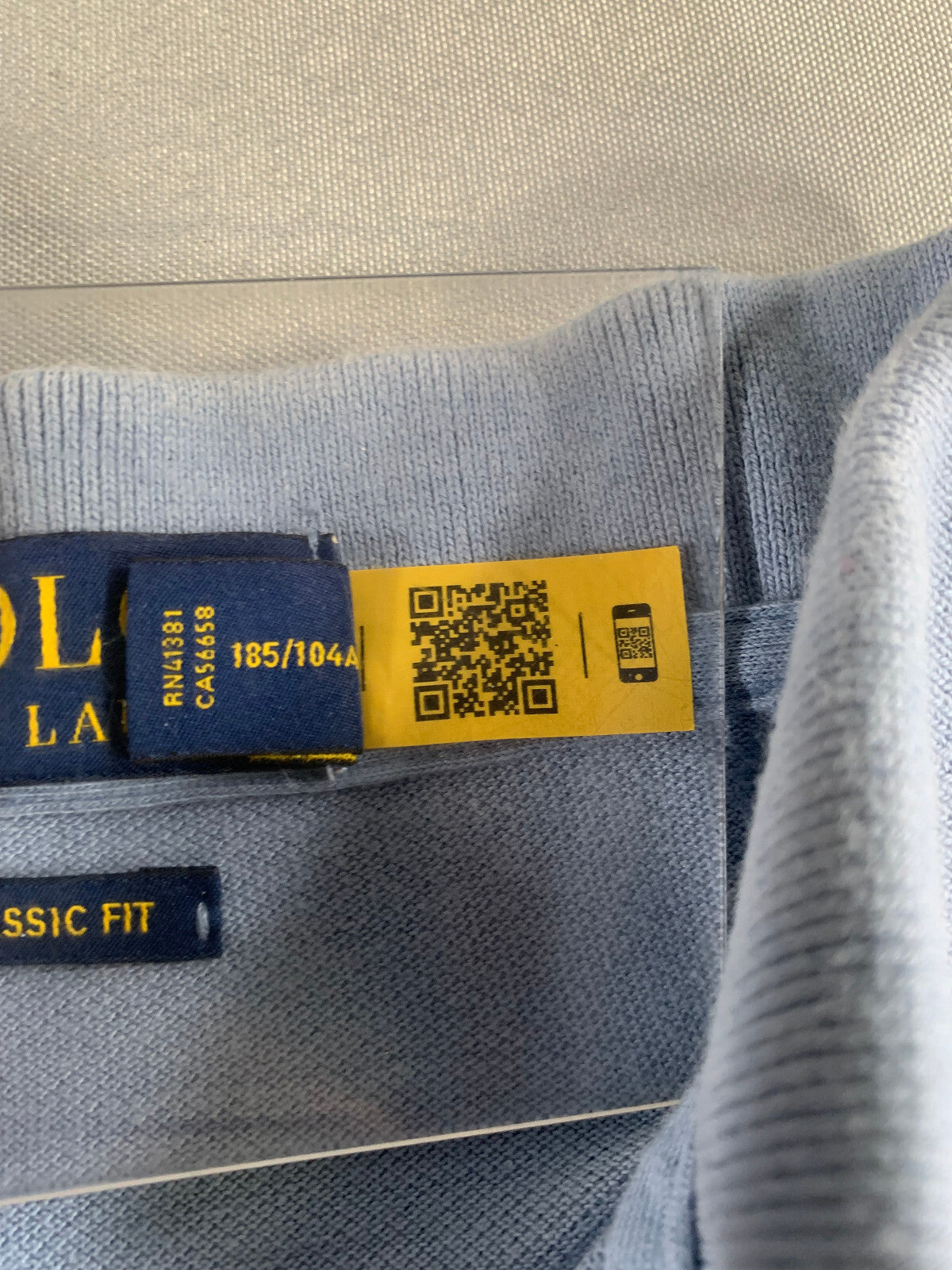 Polo Ralph Lauren XL Blue Polo Shirt Classic Fit Pink Pony Logo Mens Cotton Tee