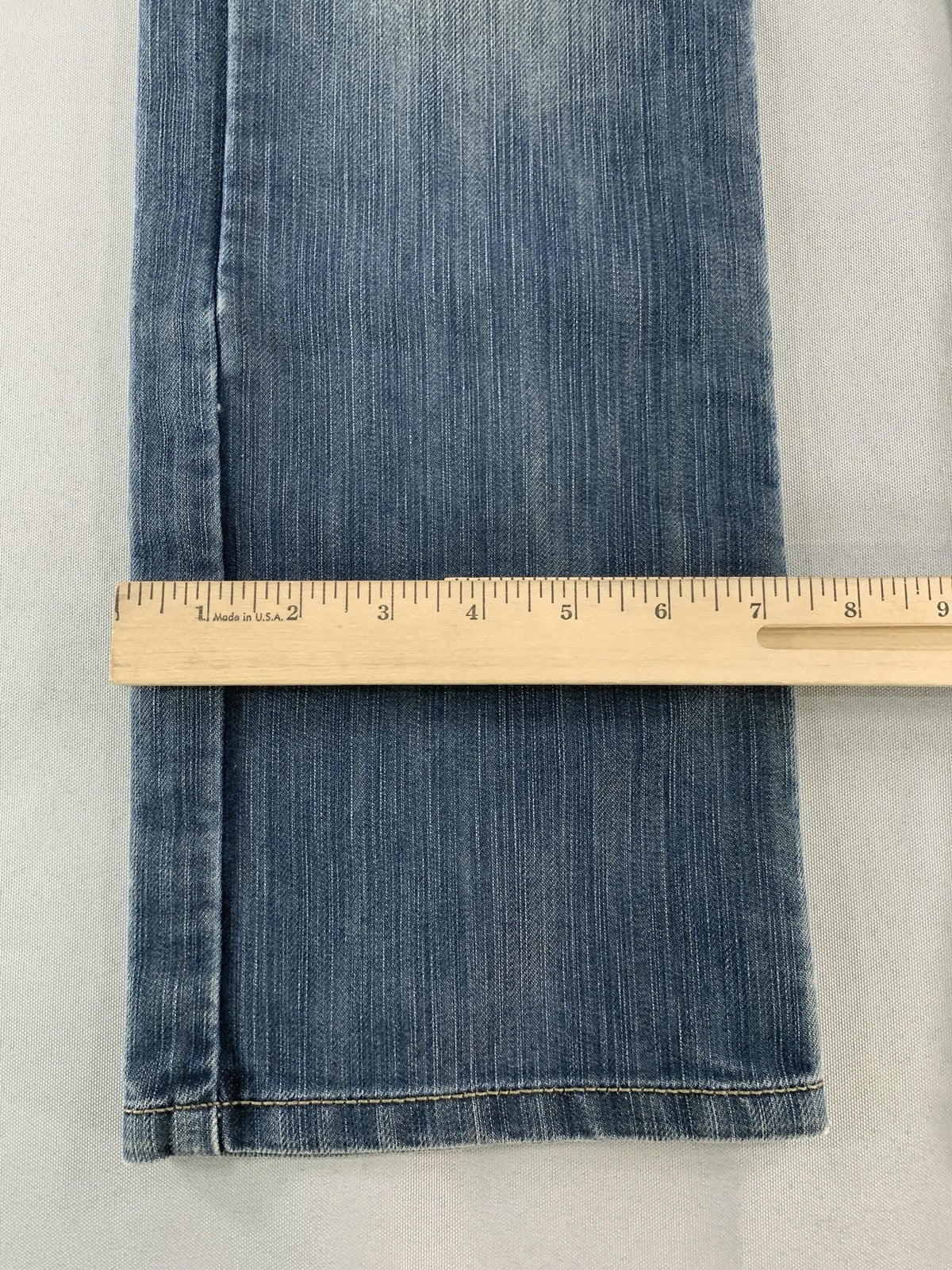 Levis 514 Jeans Mens 26x29.5 Blue Slim Straight Red Tab Denim Mid Rise Classic