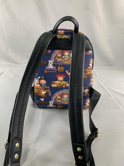Disney Parks Loungefly Mini Backpack One Size Navy Pirates of the Caribbean Red