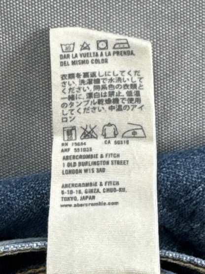Abercrombie & Fitch Jeans Womens 6 W28 Distressed Selvedge Denim Straight Leg