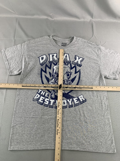Funko Shirt Mens Large Gray Drax The Destroyer Marvel Guardians of the Galaxy