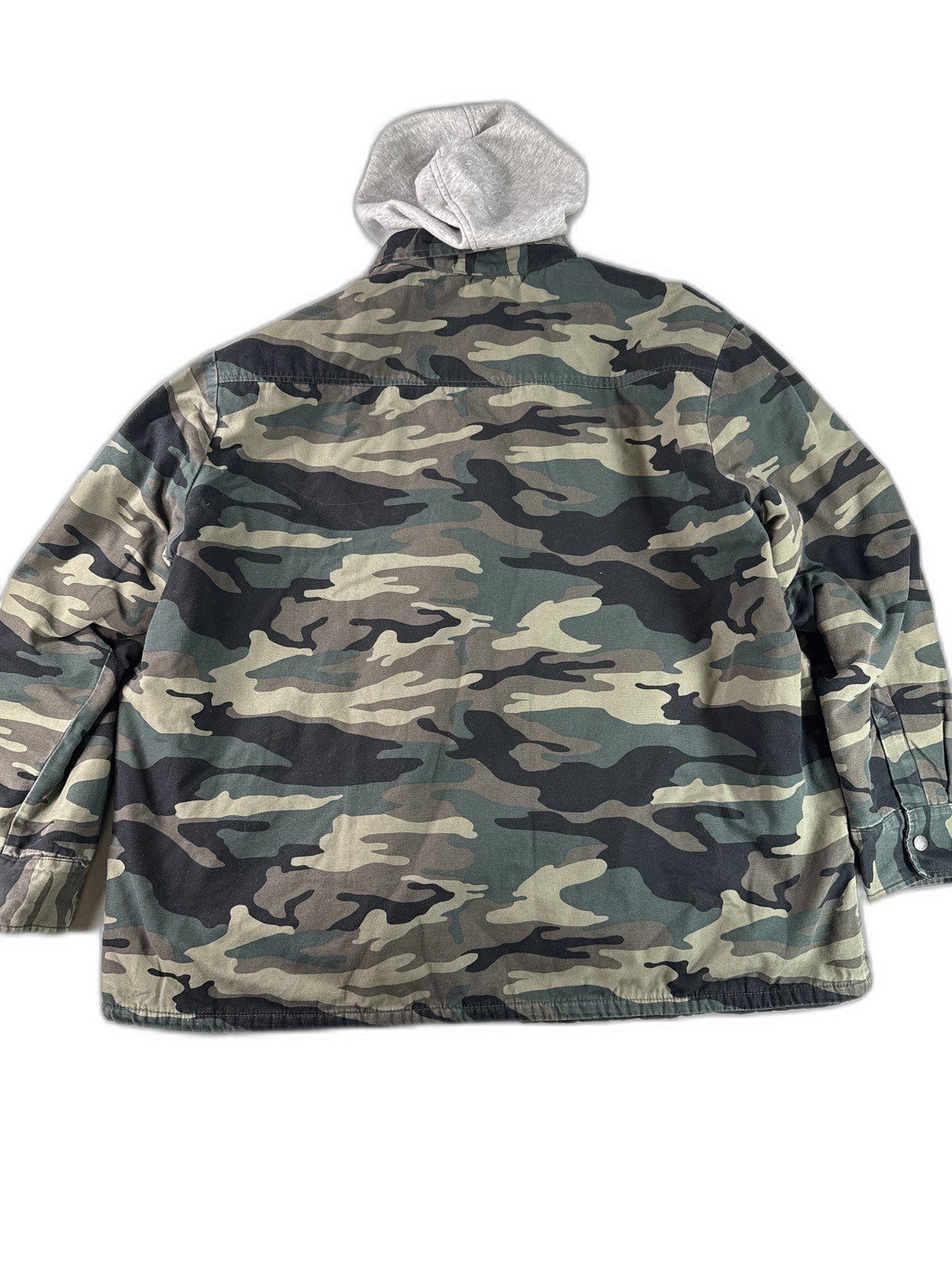 Dickies Camouflage Button Up Shirt 4XL/4XG/4TG Mens 4XL 100% Cotton Long Sleeve