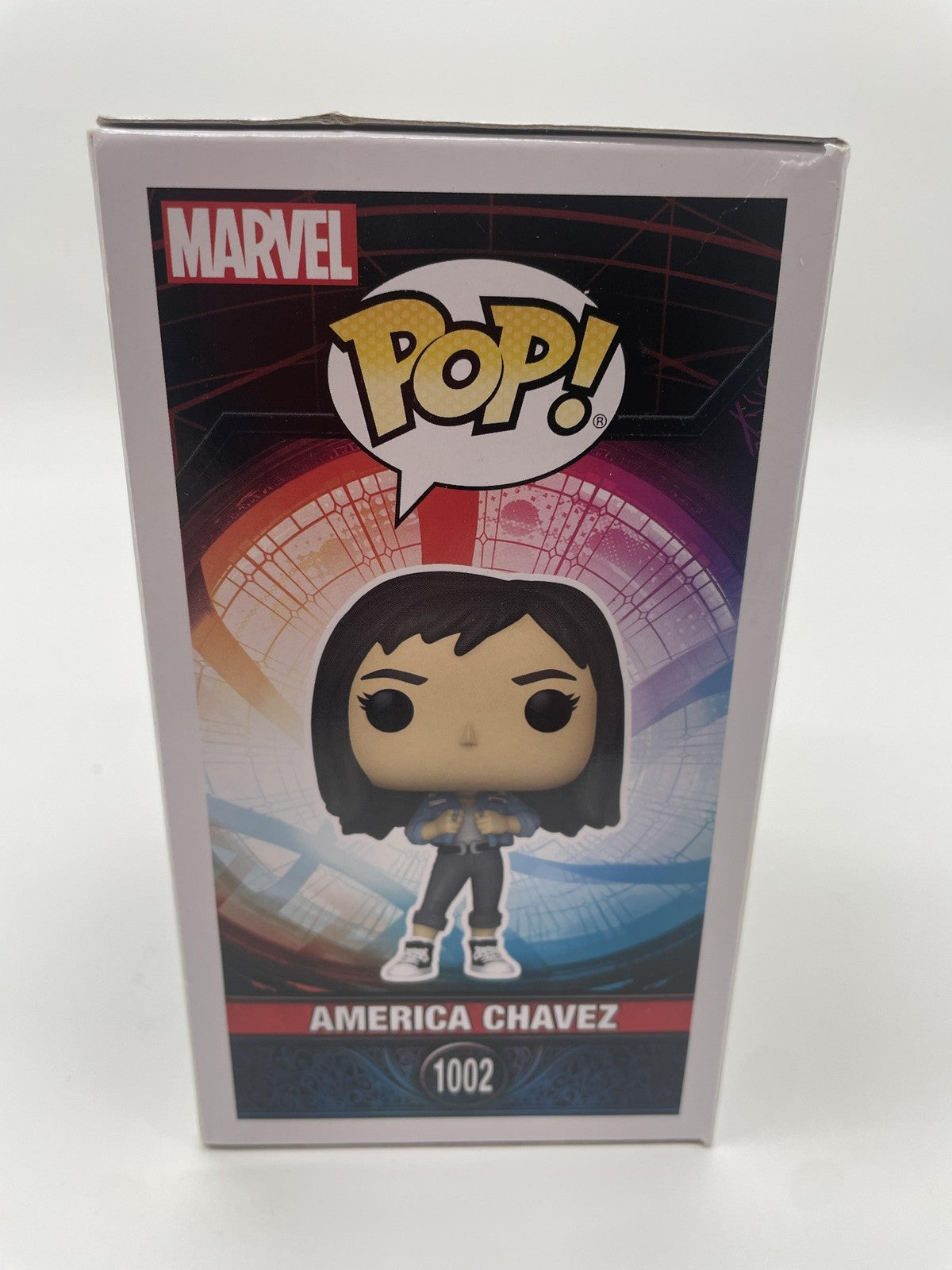 Funko Pop Marvel Doctor Strange America Chavez #1002 Vinyl Figure Multicolor