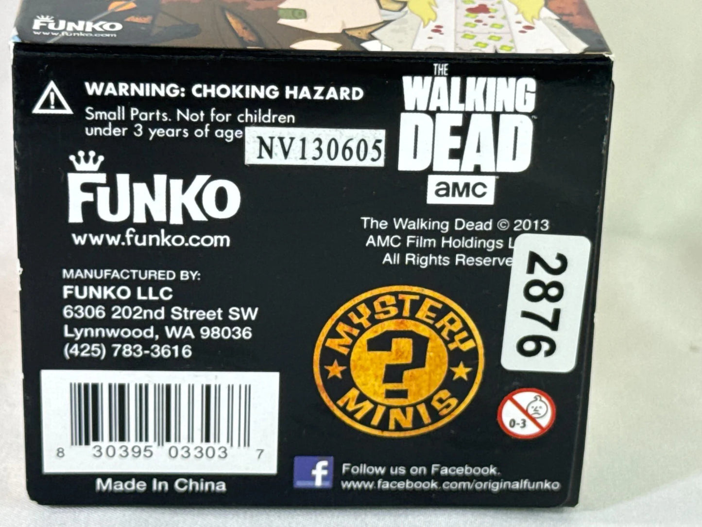 Funko Walking Dead Mystery Minis Tank Walker Vinyl Figure Series 1 Blood Splatte