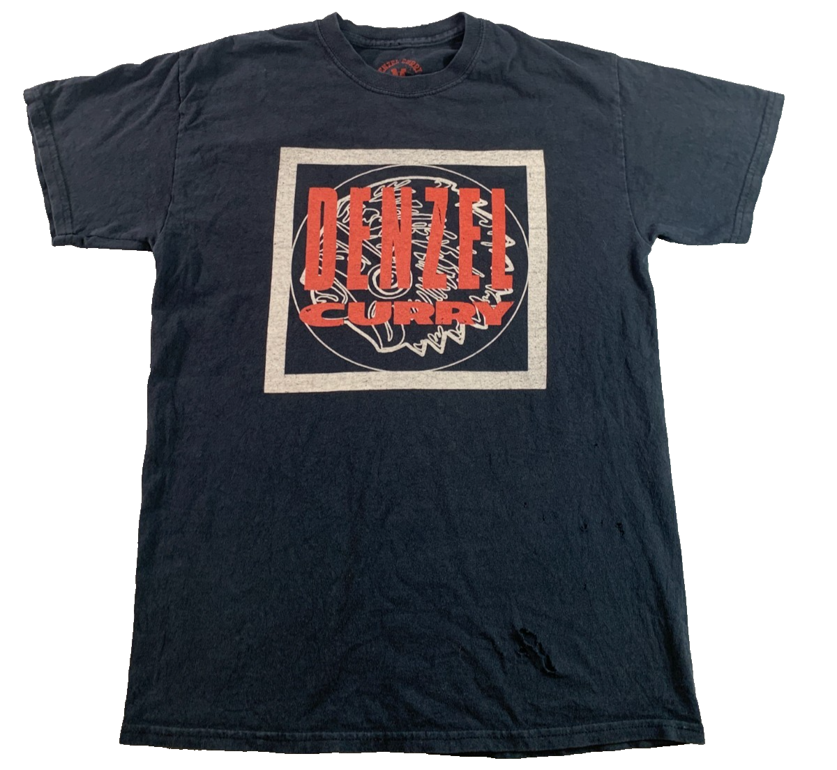 Denzel Curry Carol City Mens M Black Rap Tour Tee Hip Hop Distressed Vintage