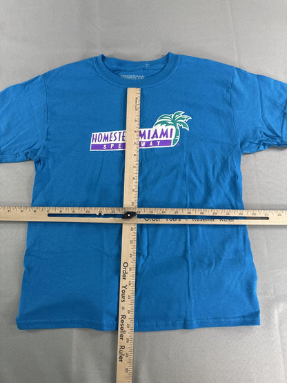 Homestead Miami Speedway Shirt Youth Medium NASCAR Racing Event Tee New with Tag