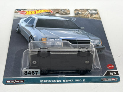 Hot Mercedes Benz Wheels Premium 500 Diecast Car 1:64 Silver Metal
