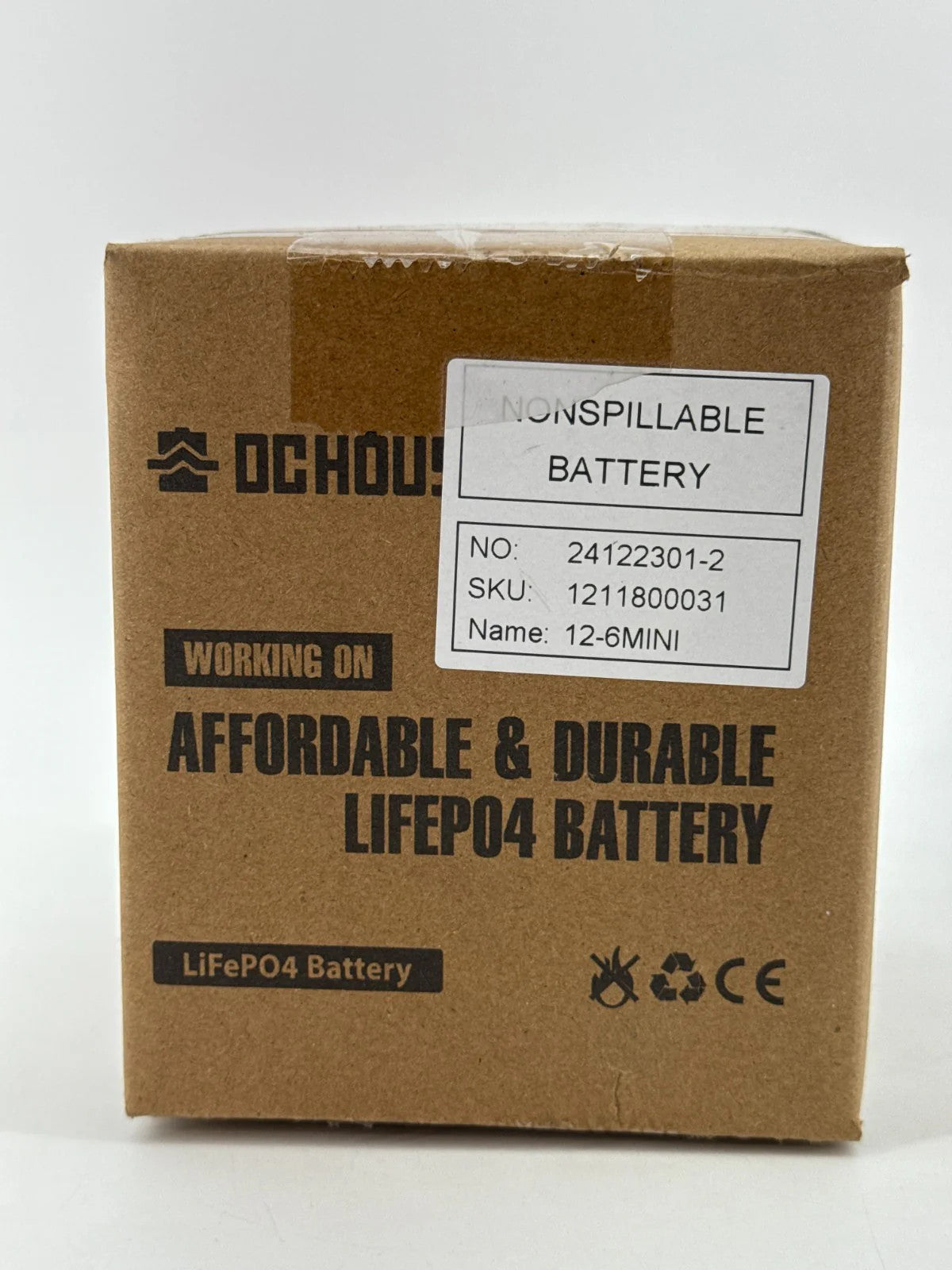OCHOUSE 12 8V 6Ah LiFePO4 Lithium Battery ECO-LFP1206 76 8Wh Deep Cycle BMS NWT