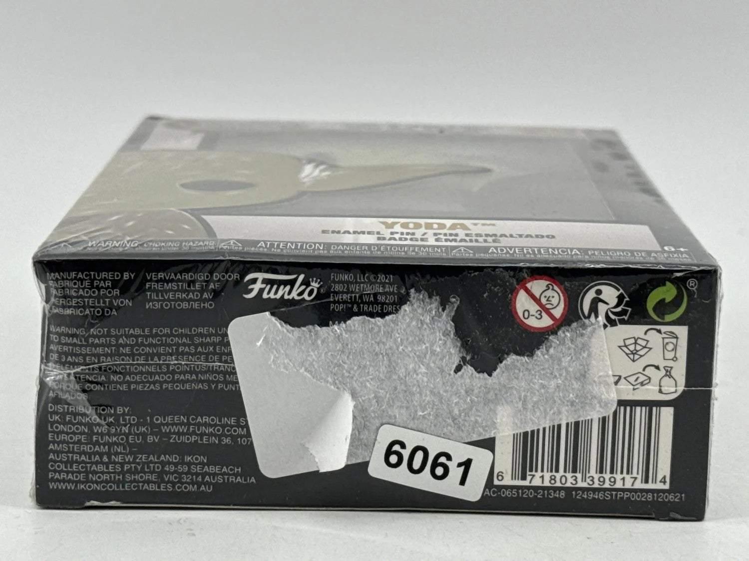 Funko POP! Pin Star Wars Yoda Enamel Pin #23 Disney Collectible Sealed Red NWT