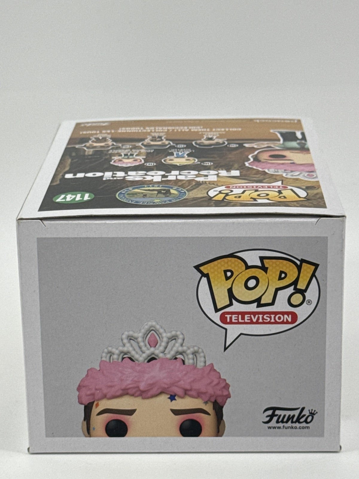 Funko Pop TV Parks And Recreation 1147 Andy Princess Rainbow Sparkle Vinyl White