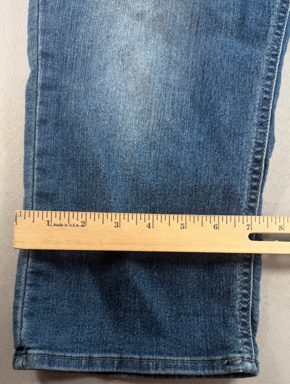 Riders By Lee Capri Jeans Womens 10M Mid Rise Stretch Denim Cropped Blue Pants