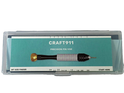 Pin Vise Hand Drill CRAFT911 Micro Drill Bits Precision Jewelry Hobby Tool NWT