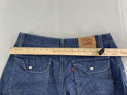 Levis Shorts Womens 12 Denim High Rise Utility Carpenter Pockets Casual Summer
