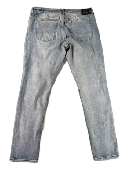 Pacsun Light Wash Skinny Jeans 34 x 32 Womens 34x32 Blue Denim Slim Fit Stretch