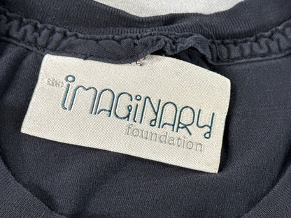 Imaginary Foundation Science Fiction Graphic Tee S Black All Over Print 100% Men