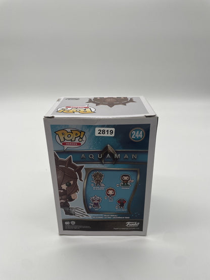 Funko Pop Aquaman Arthur Curry As Gladiator #244 Gold Chrome Target Vinyl Figure