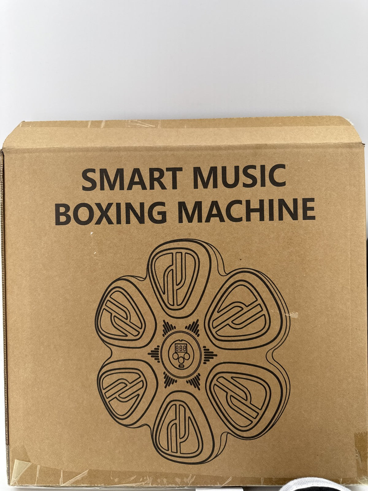 Smart Music Boxing Machine Black Plastic Wall Mounted Training Equipment Kids