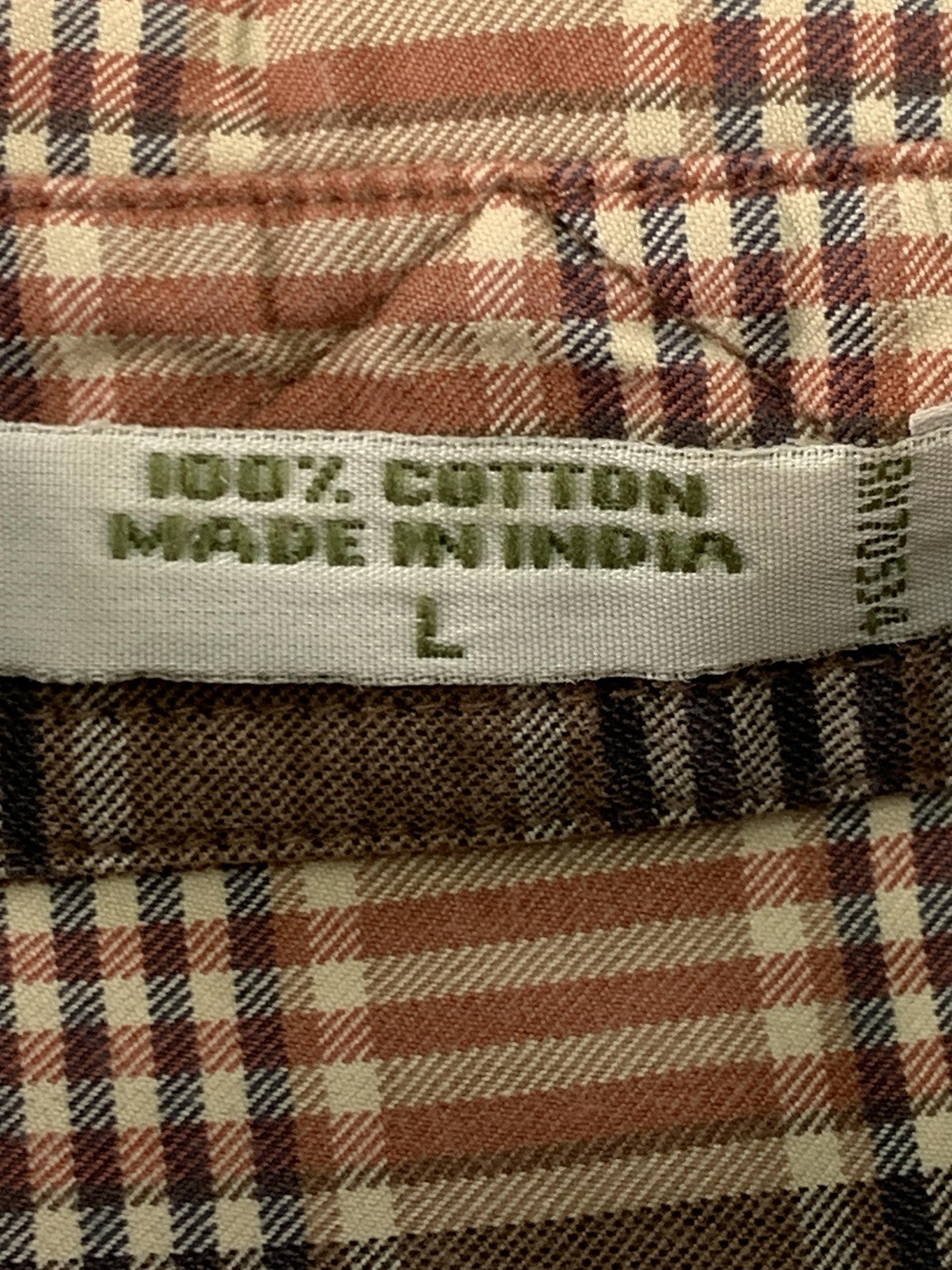 Orvis Shirt Mens Large Plaid Button Down Long Sleeve Casual Classic Outdoors 100
